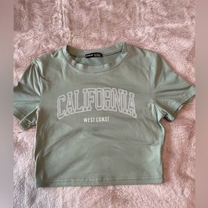 SHEIN CALIFORNIA CROP TOP